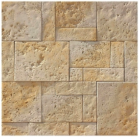 Бетонная плитка White Hills Бремар камень желтая