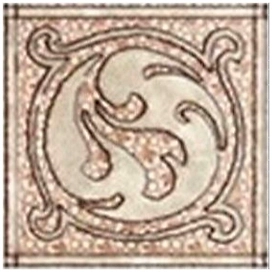 Декор Керамин Раполано бежевый 9,8х9,8 см