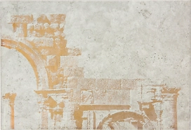 Керамическое панно Керамин Форум тип 2 серое 40х27,5 см