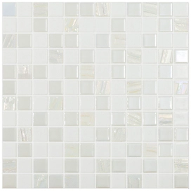 Стеклянная мозаика VIDREPUR Astro белая 31,7х31,7 см
