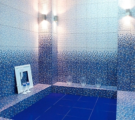 Керамическая плитка Керамин Гламур голубой микс 40х27,5 см