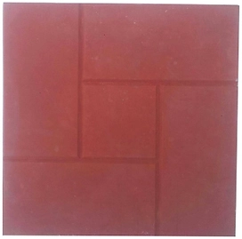 Бетонная плитка Белая река Калифорния красная 30х30 см