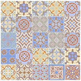 Керамическая плитка напольная AXIMA Валенсия синяя 40х40 см