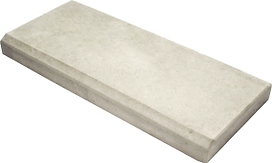 Бордюрный камень Белая река 500х210 мм красный