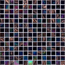 Стеклянная мозаика бронзовая 30,6х30,6 см