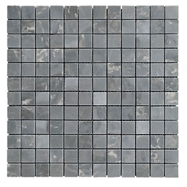 Каменная мозаика светло-серая 30х30 см