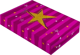 Подарочная коробка Арт и Дизайн 25х15х5 см в ассортименте