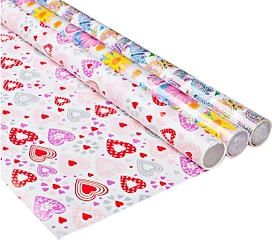 Упаковочная бумага Коллекция №1 450х70 см в ассортименте