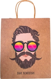 Подарочный пакет Арт и Дизайн 26х11,5х36 см в ассортименте