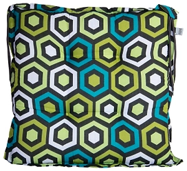 Подушка декоративная XENON Hexagonal 46х46 см зеленая