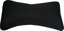 Подушка дорожная REXXON Косточка гречневая лузга 33х18 см черная