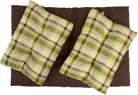 Набор подушек для модульного дивана из паллетов 80х120 см коричневый