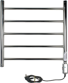 Полотенцесушитель электрический Арго Лесенки Орион хром 500х500 мм