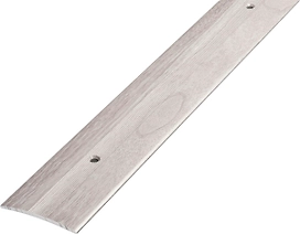 Порог одноуровневый ЛУКА ПС 03 1800.106 ясень белый алюминий 1800х37 мм