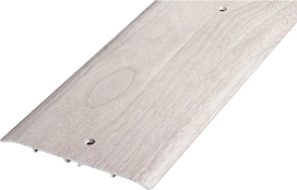 Порог одноуровневый ЛУКА ПС 05 900.106 ясень белый алюминий 900х100 мм