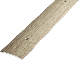 Порог одноуровневый ЛУКА ПС 04 900.087 дуб беленый алюминий 900х44,5 мм