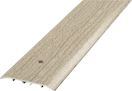 Порог одноуровневый ЛУКА ПС 07-1 900.087 дуб беленый алюминий 900х60 мм