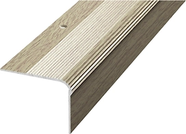 Уголок ЛУКА ПУ 02 1800.087 дуб беленый алюминий 1800х54 мм