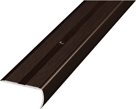 Уголок ЛУКА ПУ 06 1800.095 дуб венге алюминий 1800х40 мм