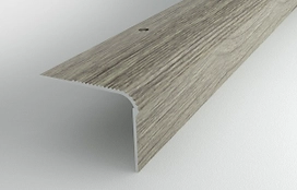 Порог алюминиевый угловой ЛУКА 54х41,8 мм, серебристая сосна (ПУ 02.900.R195)