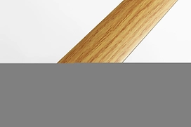 Порог одноуровневый ЛУКА ЛР 50 Дуб универсальный алюминий 1800x50 мм