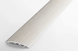 Порог одноуровневый ЛУКА ЛР 50 Ясень белый алюминий 1800x50 мм