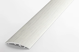 Порог одноуровневый ЛУКА ЛР 50 Береза алюминий 1800x50 мм