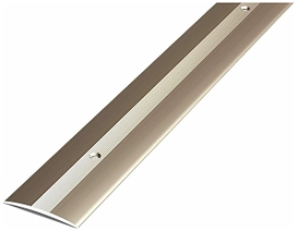 Порог одноуровневый ЛУКА ПС 03 Анод шампань алюминий 1800x37 мм