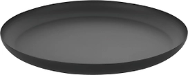 Тарелка сервировочная металл 34 см черная