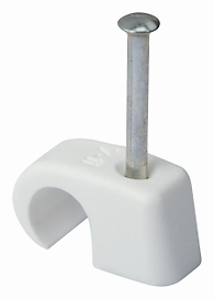 Скоба для кабеля OBI ПВХ 7-11 мм 40 шт