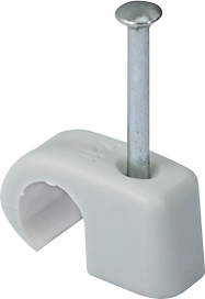 Скобы OBI 9 мм серые 40 шт