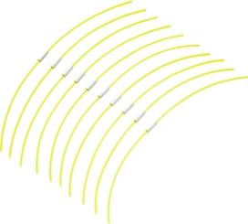 Леска для триммеров LUX-TOOLS ART 23 COMBITRIM T 328 2,4 мм