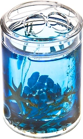 Стакан для зубных щеток Euroshowers Лагуна синий