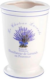 Стакан для зубных щеток  Verran Lavender бело-фиолетовый 