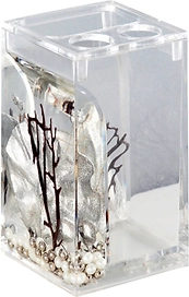 Стакан для зубных щеток Verran Silven металлик 