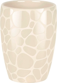 Стакан для зубных щеток Spirella Darwin Pebble белый 