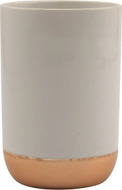 Стакан для зубных щеток MSV AMMAN 143685M бело-золотой