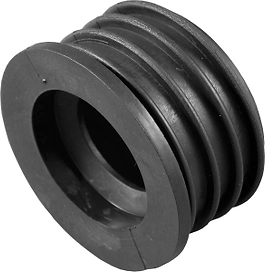 Манжета переходная для канализационных труб резиновая 123х110 мм