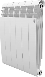 Радиатор биметаллический Royal Thermo BiLiner 500 6 секций белый