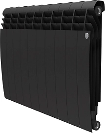 Радиатор биметаллический Royal Thermo BiLiner 10 секций черный