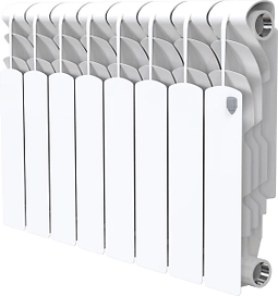 Радиатор биметаллический Royal Thermo Revolution 350 8 секций белый