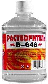 Растворитель 646 ВЕРШИНА 0,5 л