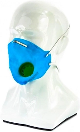 Фильтрующая маска полумаска Сибртех FFP1 с клапаном выдоха