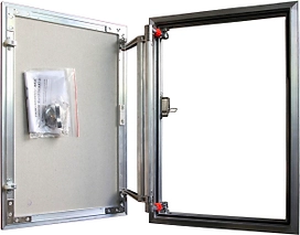 Люк ревизионный 400х500 мм под плитку алюминевый Евроформат АТР