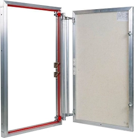 Люк ревизионный 600х1000 мм под плитку алюминиевый Практика