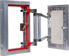 Люк ревизионный 200х300 мм под плитку алюминиевый Практика