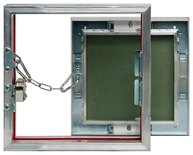 Люк ревизионный 180х180 мм под плитку алюминиевый Практика