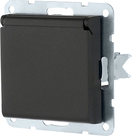 Розетка телефонная CROSSLINK LK60 863408 черный бархат