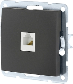 Розетка информационная CROSSLINK LK60 866108 черный бархат 