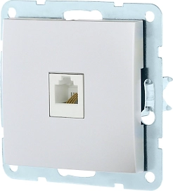 Розетка информационная CROSSLINK LK60 866103 металик